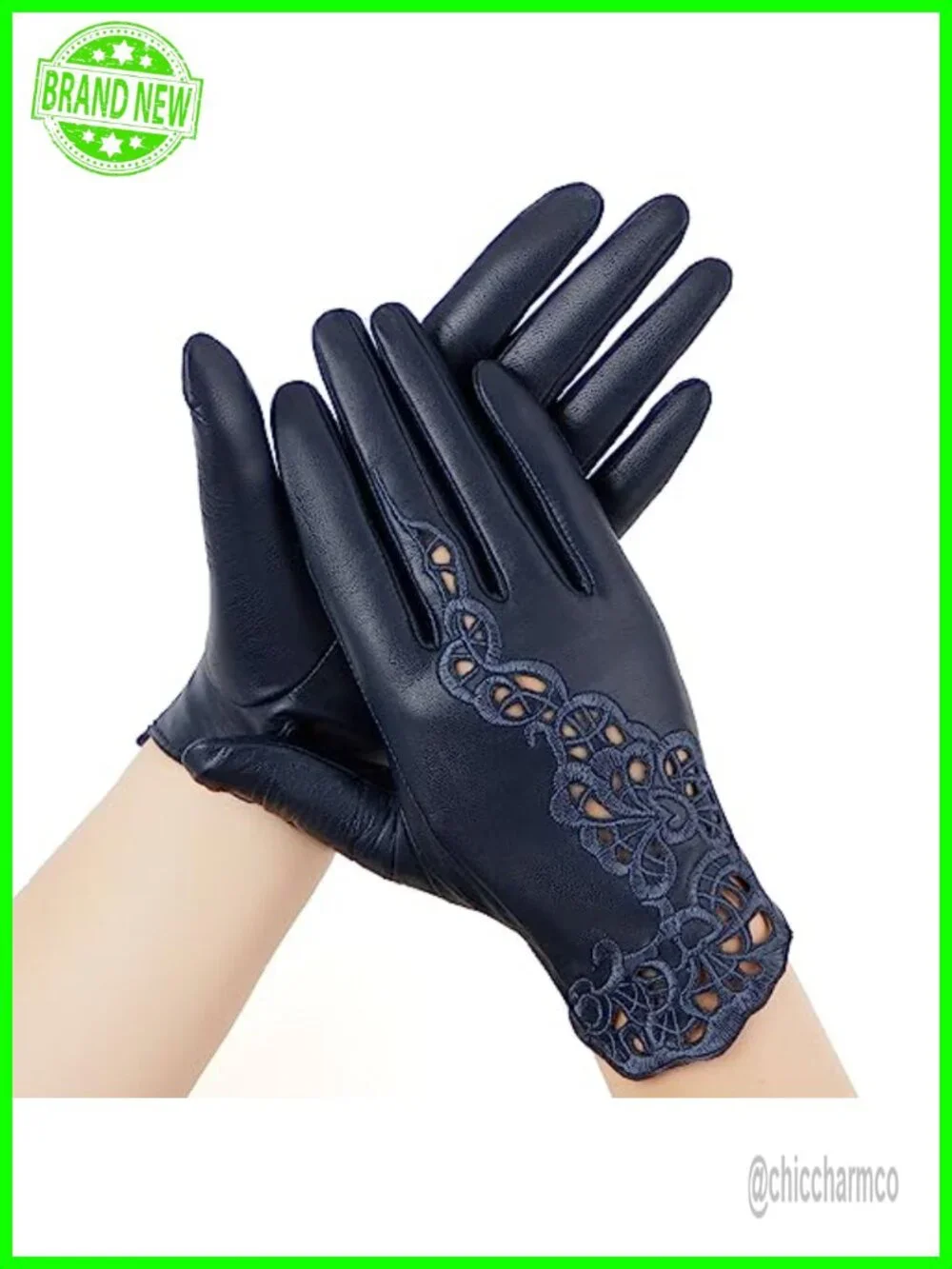 Genuine Leather Womens Driving Gloves Touchscreen Unlined Sheepskin